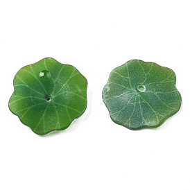 Plastic Pendants, Lotus Leaf