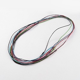 Corée coréenne fabrication de collier en corde de coton, réglable