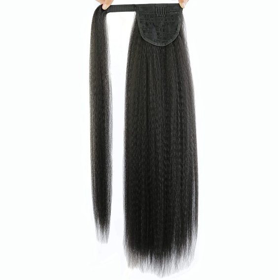 New Ladies Hair Accessories, Long Magic Tape Ponytail Hair Extensions, High Temperature Wigs, Synthetic Hair