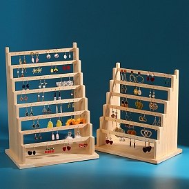 Wooden Earring Display Stand