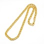 Fashionable 304 Stainless Steel Cuban Link Chain Necklaces, with Lobster Claw Clasps, 20 inch~21 inch(508~533mm)x7mm