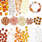 Pandahall elite 390pcs 15 style perles acryliques transparentes, formes mixtes