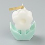 Flower Shaped Aromatherapy Smokeless Candles, with Box, for Wedding, Party, Votives, Oil Burners and Christmas Decorations