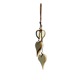 Wooden Pendant Decorations, Heart Hanging Ornament