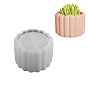Moldes de silicona para caja de almacenamiento de rayas redondas/corazones diy, moldes de resina, para resina uv, fabricación artesanal de resina epoxi