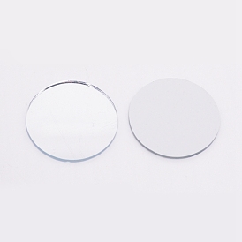Miroir en verre de forme ronde et plate, pour plier les moules de couverture de miroir compact