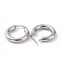 304 Stainless Steel Chunky Hoop Earrings for Women