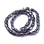 Non-magnetic Synthetic Hematite Beads Strands, Rectangle