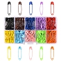 200Pcs 10 Colors Spray Painted Iron Safety Pins, Cadmium Free & Nickel Free & Lead Free