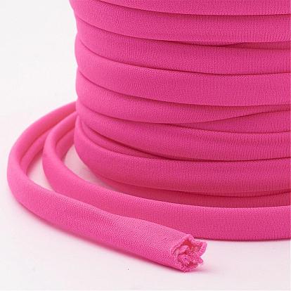 Soft Nylon Cord, Flat, 5x3mm, about 21.87 yards(20m)/roll