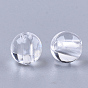 Transparent Plastic Beads, Round