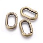 Zinc Alloy Key Clasps, Spring Gate Rings, Oval Rings