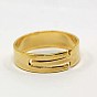 DIY Jewelry Adjustable Finger Rings Components Iron Ring Findings, 17mm