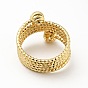 Brass Ball Multi Layer Wrap Ring for Men Women, Cadmium Free & Lead Free