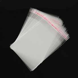 OPP мешки целлофана, небольшие сумки для хранения ювелирных изделий, самоклеящиеся пакеты для запайки, прямоугольные