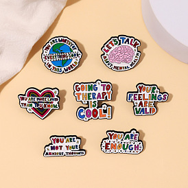 Colorful Creative Alloy Pins for Clothes, Bags, Hats and Accessories