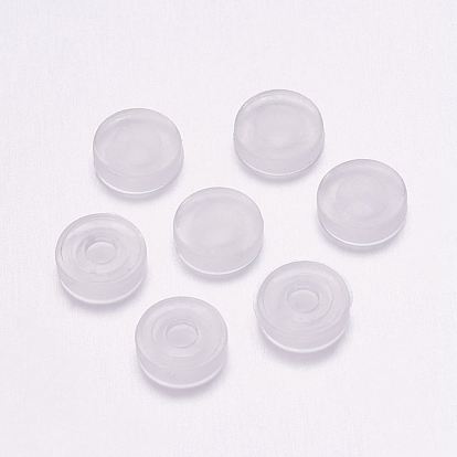 Comfort TPE Plastic Pads for Clip on Earrings, Anti-Pain, Clip on Earring Cushion