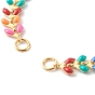 Brass Enamel Handmade Chains, for Bracelet Making