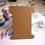 Kraft Paper Thread Winding Boards, Floss Bobbins, for Cross Stitch Embroidery Thread Storage