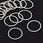 Tibetan Style Linking Rings, Circle Frames, Lead Free and Cadmium Free and Nickel Free, 25x2mm
