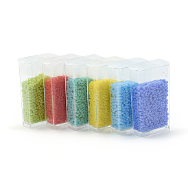 Cuentas de vidrio mgb matsuno, granos de la semilla japonés, 12/0 de vidrio opaco agujero redondo perlas de rocallas de semillas