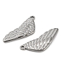 316 Stainless Steel Pendants, Wings Charm