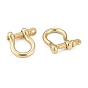 Brass D-Ring Anchor Shackle Clasps, for Bracelets Making
