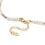Natual Gemstone & Rainbow Moonstone Beaded Necklace for Women