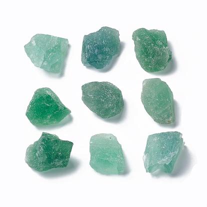 Rough Raw Natural Fluorite Beads, for Tumbling, Decoration, Polishing, Wire Wrapping, Wicca & Reiki Crystal Healing, No Hole/Undrilled, Nuggets