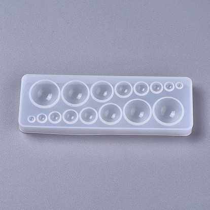 Round Silicone Molds, Resin Casting Molds, For UV Resin, Epoxy Resin Jewelry Making