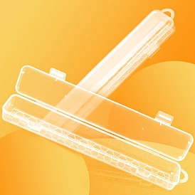 Прямоугольный пластиковый держатель для кистей, ящик для хранения кистей