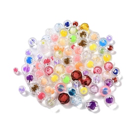 Transparent Acrylic Beads, Mixed Shapes