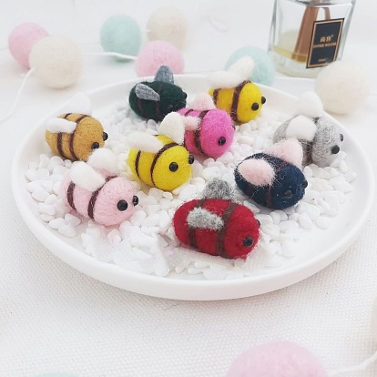 Wool Felt Cabochons, Bees