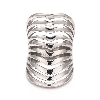 304 рифленое широкополосное кольцо из нержавеющей стали, панк кольцо для женщин