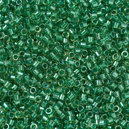 MIYUKI Delica Beads, Cylinder, Japanese Seed Beads, 11/0, Inside Colours Luster
