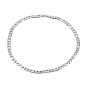 304 Stainless Steel Jewelry Sets, Figaro Chains Necklaces & Bracelets