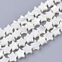 Brins de perles de coquille de trochid / trochus shell, étoiles