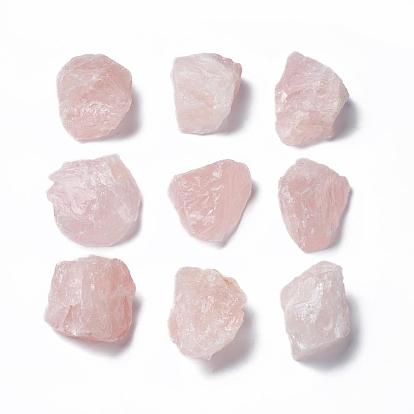 Perles de quartz rose naturelles brutes, pour culbuter, décoration, polir, enroulement de fil, guérison par les cristaux wicca et reiki, pas de trous / non percés, nuggets