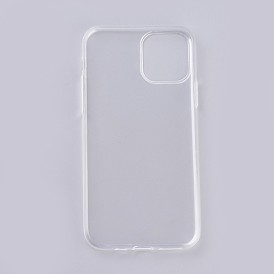 Étui transparent pour smartphone en silicone blanc bricolage, fit pour iphone11pro (5.8 pouces), pour bricolage résine époxy versant cas de téléphone