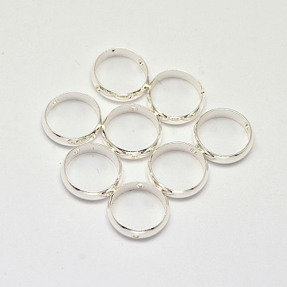 Laiton anneau cadres de perles, sans cadmium et sans nickel et sans plomb