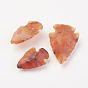 Natural Gemstone Home Display Decorations, Hammered Arrowhead