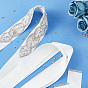 Fingerinspire Crystal Rhinestone Wedding Dress Belt, Flower Bridal Belt