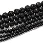 Natural Lava Rock Round Beads Strands