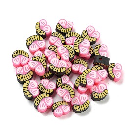 Handmade Polymer Clay Beads, Butterfly