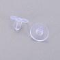 Silicone Ear Nuts, Bullet Clutch Earring Backs with Pad, for Droopy Ears