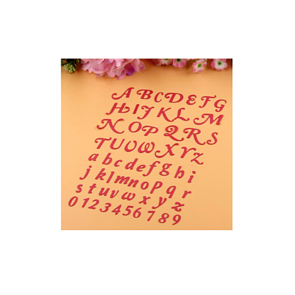 Plantillas de troqueles de corte de metal con marco de letras y números de pandahall elite, para bricolaje álbumes de recortes / álbum de fotos, decorativo diy tarjeta de papel bricolaje