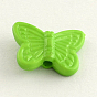 Abalorios de acrílico opacos, mariposa, 11x14x4 mm, Agujero: 2 mm, sobre 1900 unidades / 500 g