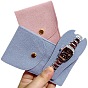 Bolsa de almacenamiento de reloj de terciopelo rectangular, caja de reloj portátil color morandi, paquete individual de bolsa de joyería de terciopelo