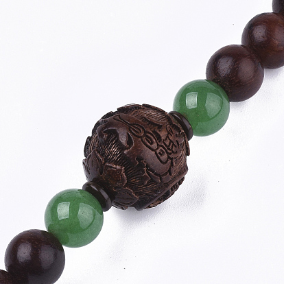 4 - ювелирные украшения буддийского стиля, браслеты из сандалового дерева мала, с нефритовые четки, стрейч браслеты, круглые, Pixiu