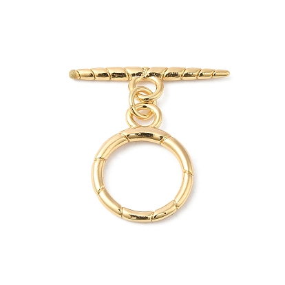 Brass Toggle Clasps, Ring